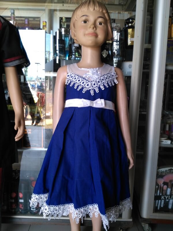 Robe fille en pagne tissé