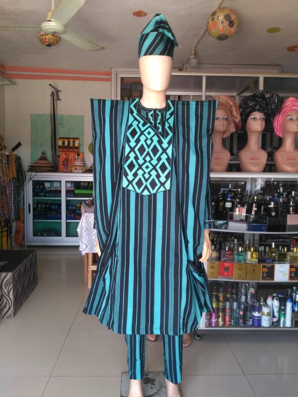 Agbada en pagne tissé – Image 4