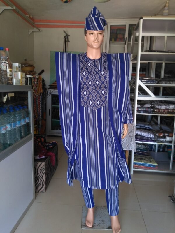 Agbada en pagne tissé – Image 3