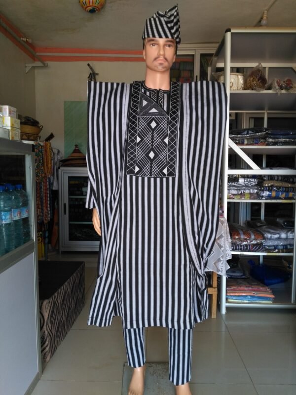 Agbada en pagne tissé – Image 2