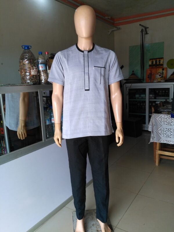 Chemise en pagne tissé – Image 2