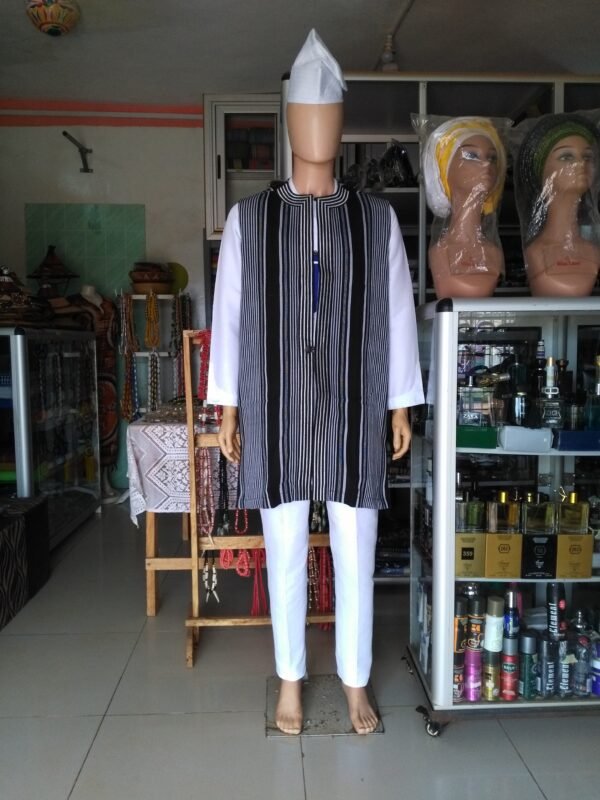 Jacket en pagne tissé