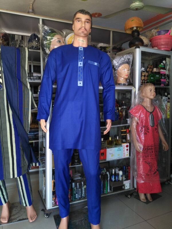 Goodluck en tissu bleu