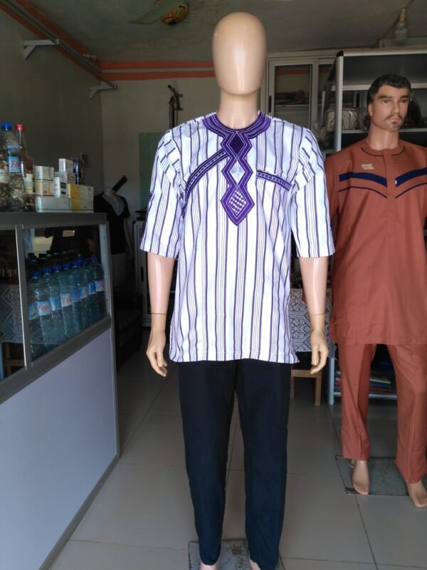 Chemise en pagne tissé simple