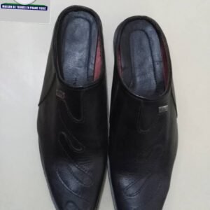 Chaussure babouche noir