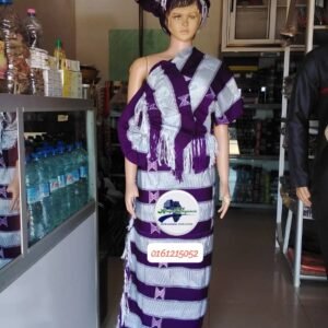 Pagne tissé dame à motif