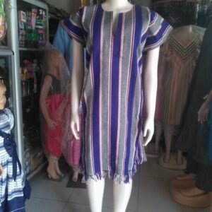 Robe en pagne tissé