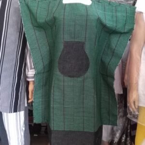 Robe en pagne tissé