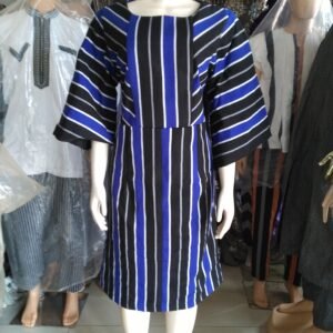 Robe en pagne tissé