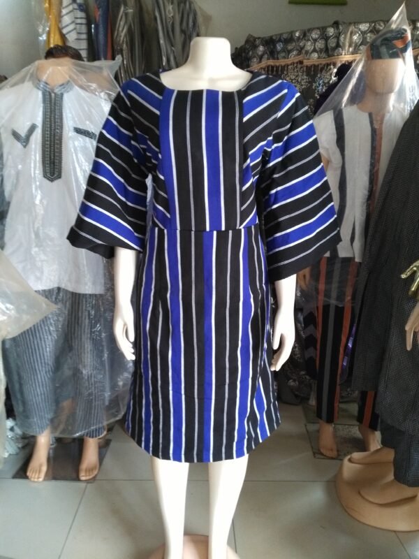 Robe en pagne tissé